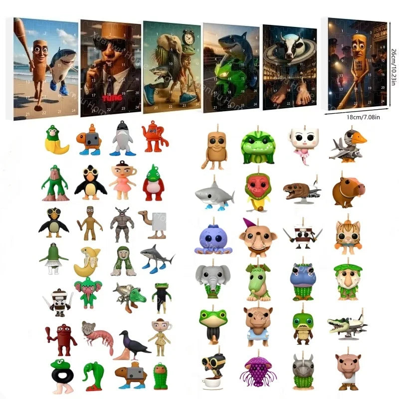 Calendario dell'Avvento Festiva 2025 – calendario di 24 giorni con sorprese uniche e design festivo