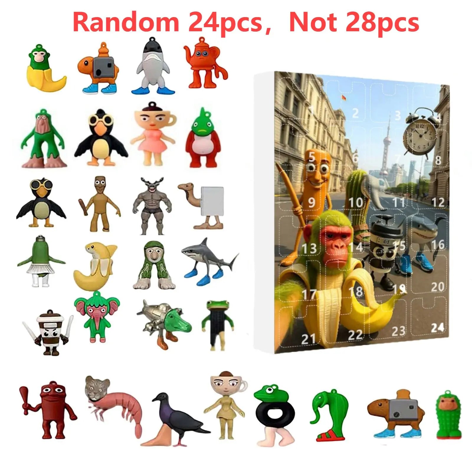 Calendario dell'Avvento Festiva 2025 – calendario di 24 giorni con sorprese uniche e design festivo