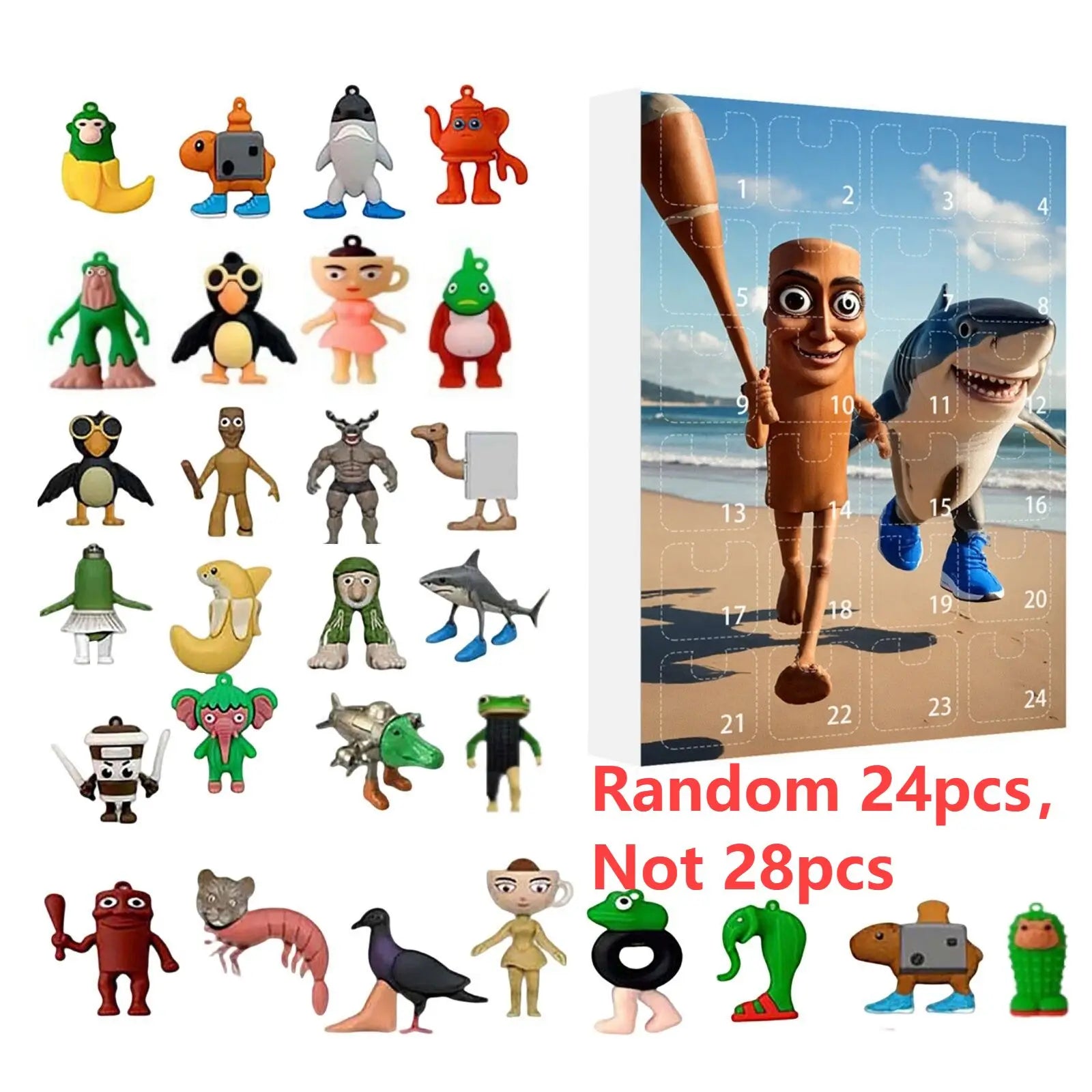 Calendario dell'Avvento Festiva 2025 – calendario di 24 giorni con sorprese uniche e design festivo