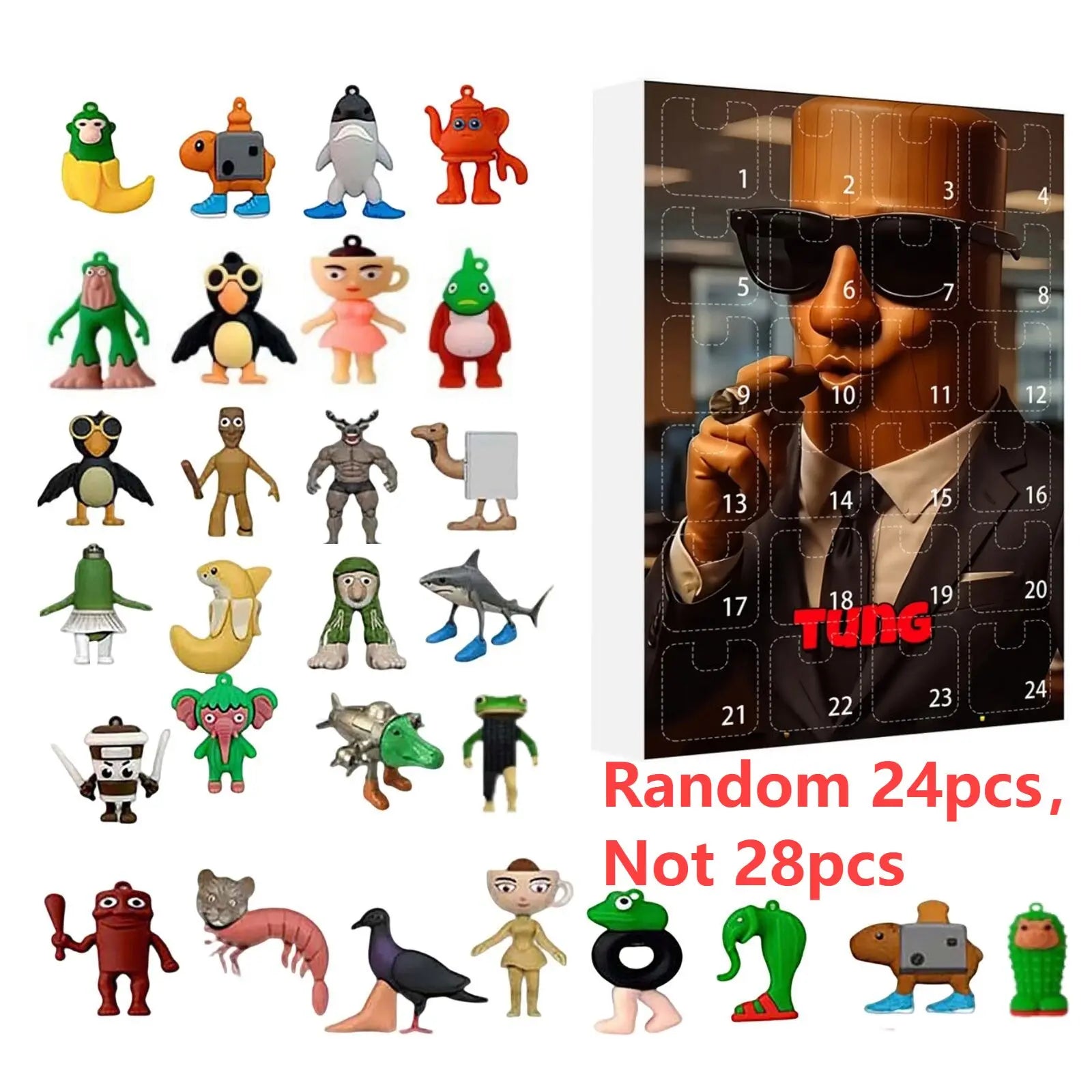 Calendario dell'Avvento Festiva 2025 – calendario di 24 giorni con sorprese uniche e design festivo