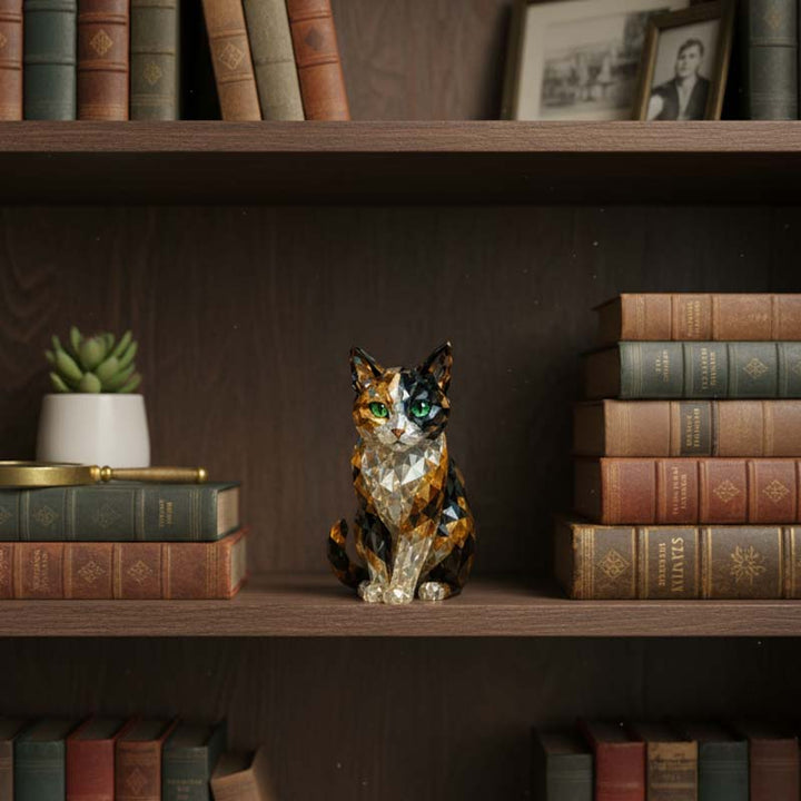 Adventskalender Katten met 24 Kristal Figuurtjes Verzameling December Kerstdecoratie voor Kattenliefhebbers | Sansoti 4