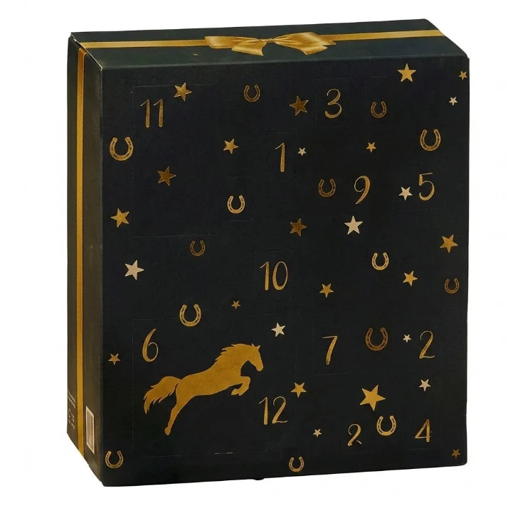 Adventskalender Paardensport 24 Verzorgingsproducten Accessoires Stabiel Rijden Paardenliefhebbers Kerst | Sansoti 0