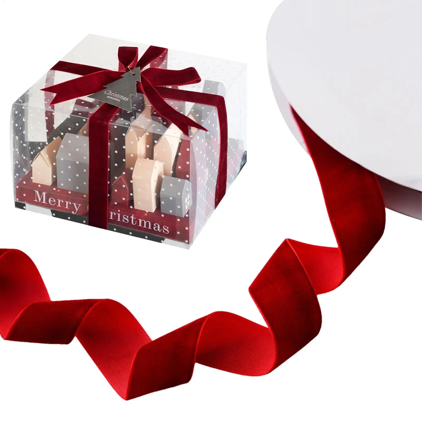 Festarra caixas de calendario de advento – Conxunto de 25 caixas de Nadal reutilizables para agasallos e decoración