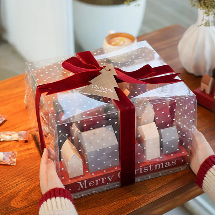 Festarra cajas de calendario de adviento – Set de 25 cajas de Navidad reutilizables para regalos y decoración