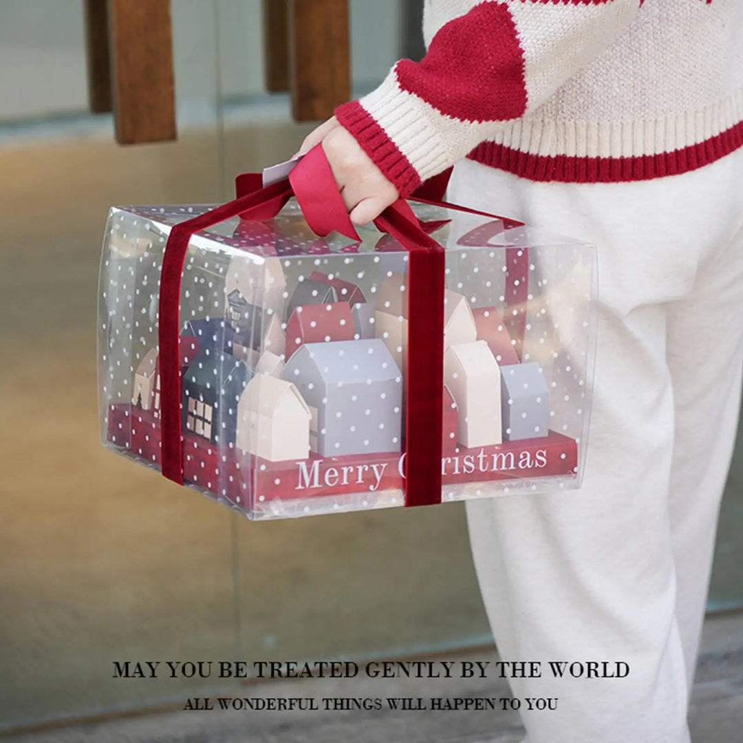 Festarra cajas de calendario de adviento – Set de 25 cajas de Navidad reutilizables para regalos y decoración