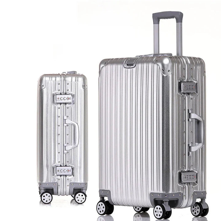 Aluminium-Magnesium Reiskoffer met TSA-Slot Zilver Zwart Rood Blauw | Sansoti 0
