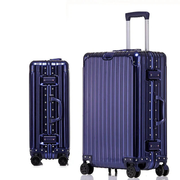 Aluminium-Magnesium Reiskoffer met TSA-Slot Zilver Zwart Rood Blauw | Sansoti 6
