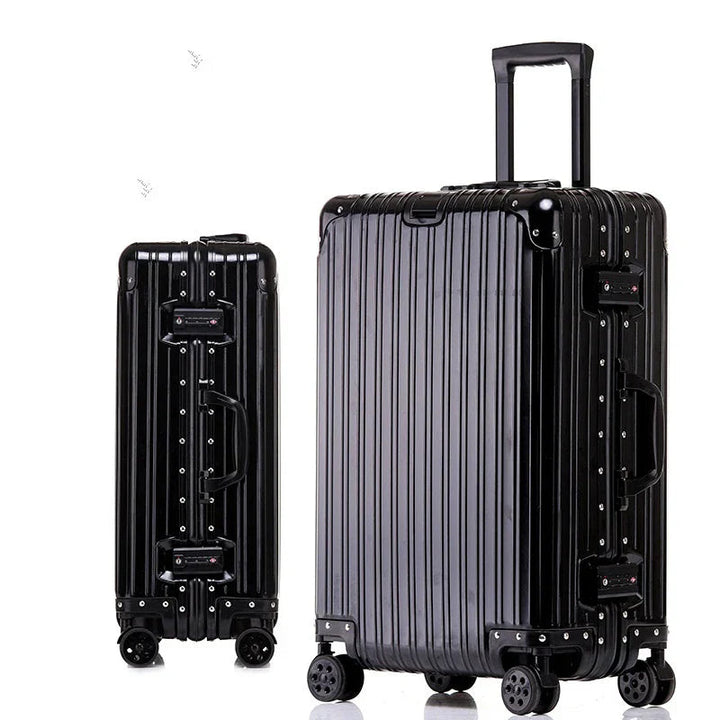 Aluminium-Magnesium Reiskoffer met TSA-Slot Zilver Zwart Rood Blauw | Sansoti 7