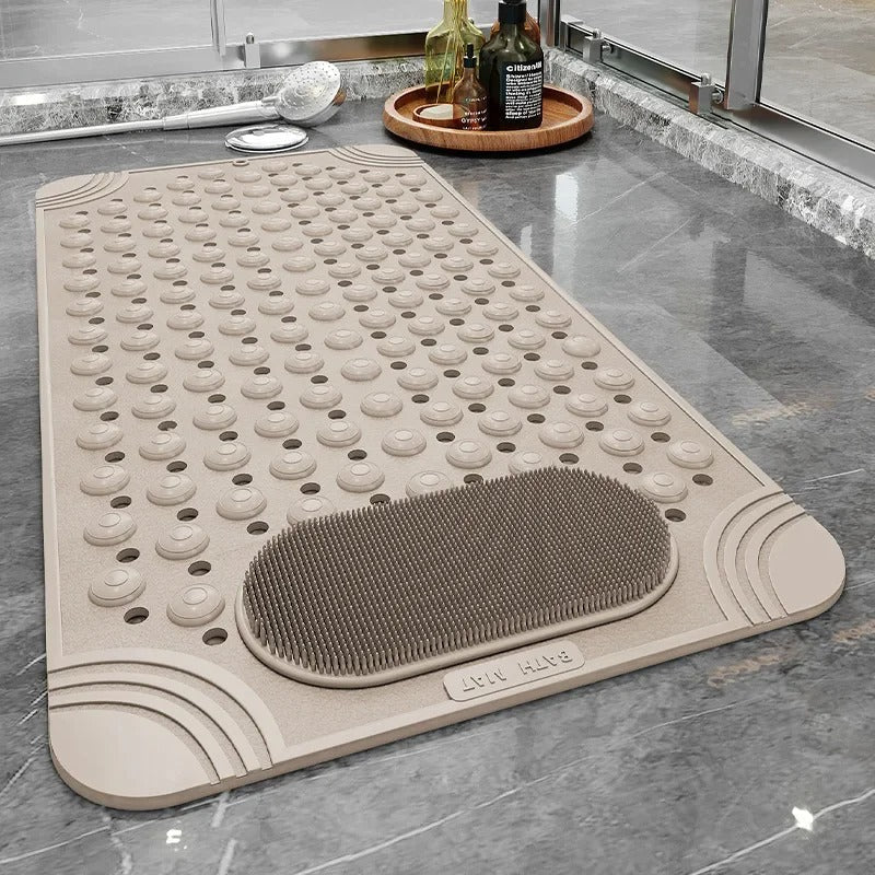 Antislip Badmat voor Badkuip | Veiligheid voor Ouderen en Kinderen | Sneldrogende Rubberen Mat voor Badkamer Vestragear