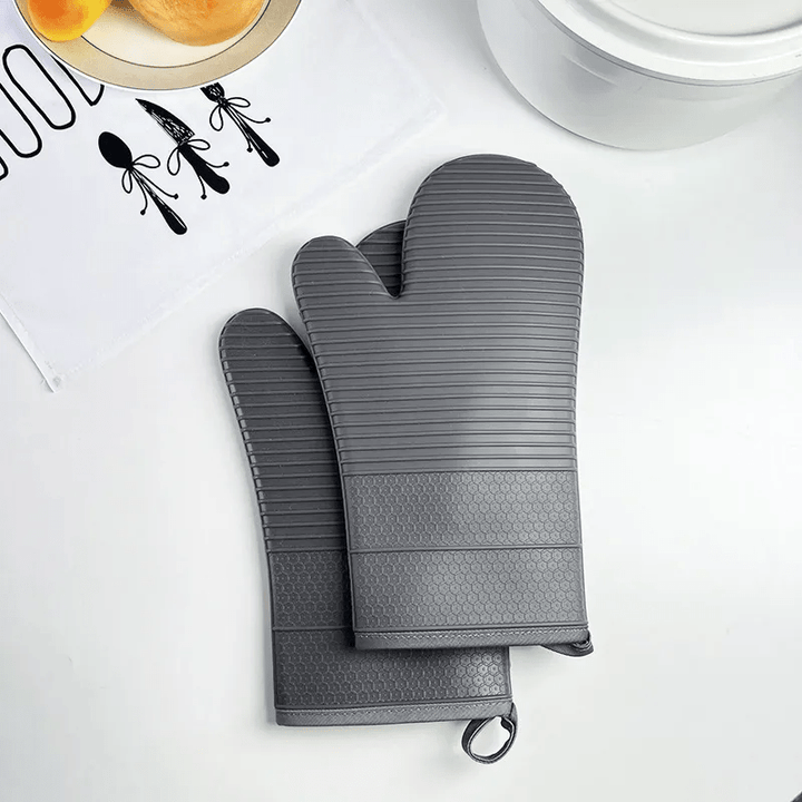 Antislip Siliconen Ovenhandschoenen tot 250°C voor Veilig Koken en Grillen 5