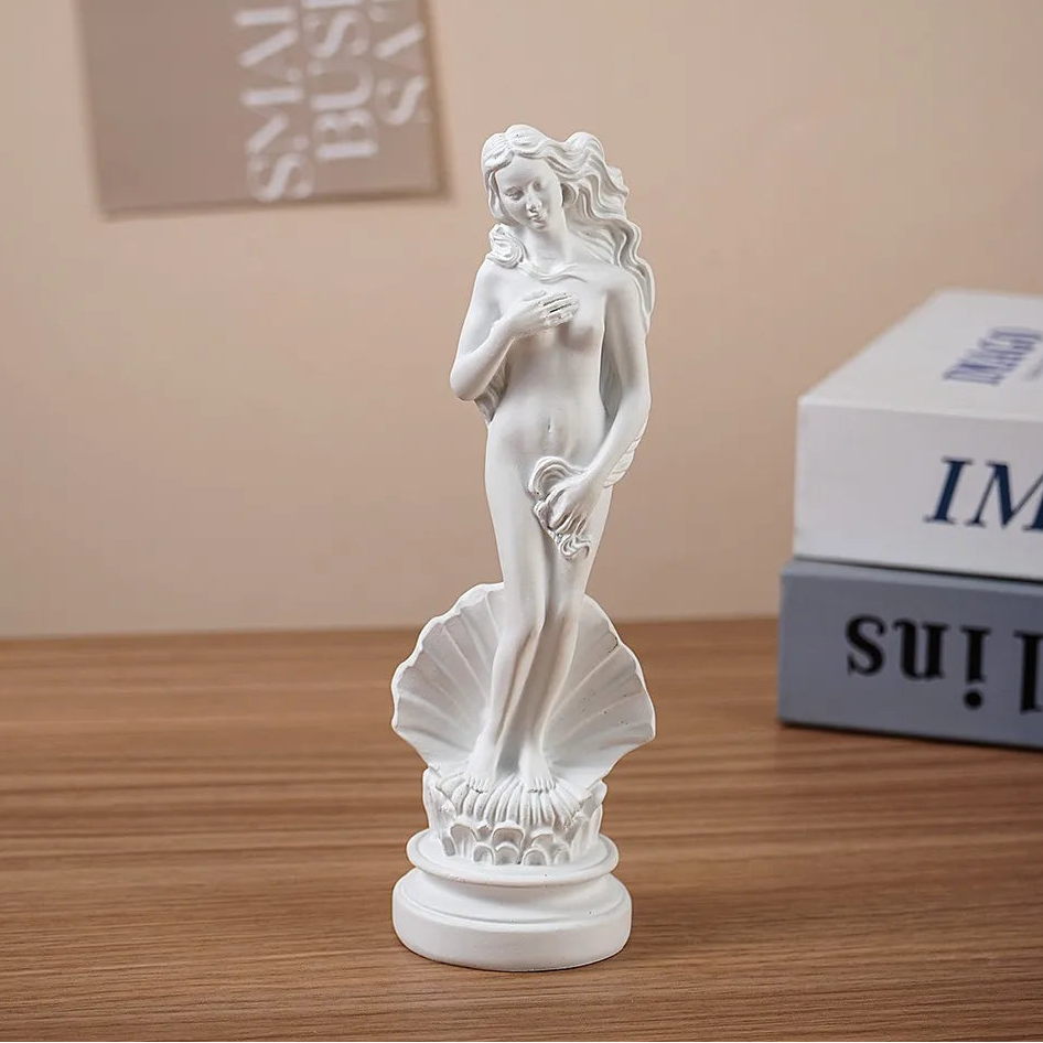 Aphrodite Standbeeld 18 cm van Hars – Grieks Mythologisch Decor voor Bureau en Plank 1