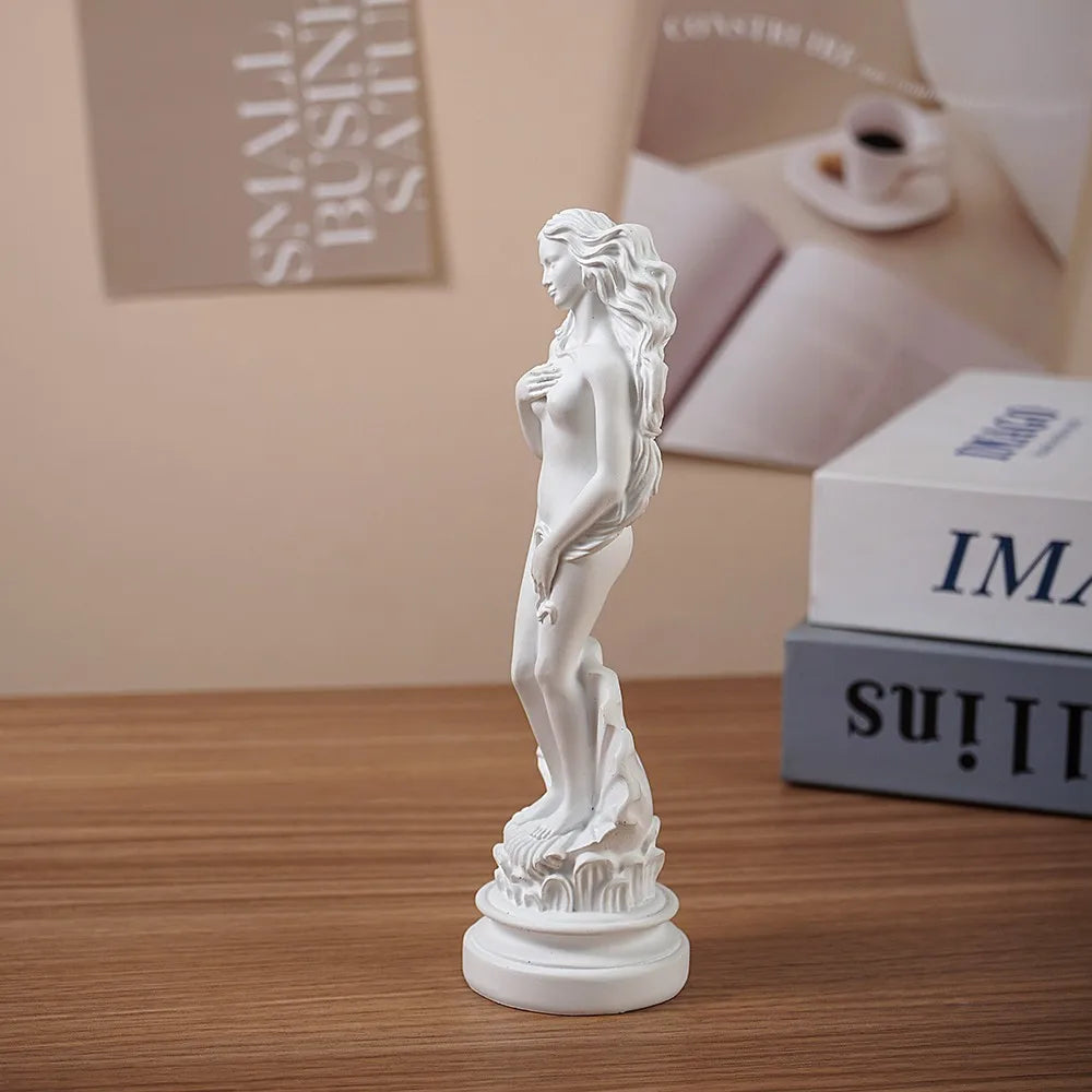 Aphrodite Standbeeld 18 cm van Hars – Grieks Mythologisch Decor voor Bureau en Plank 2