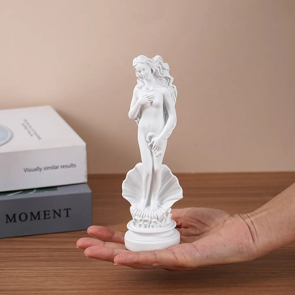 Aphrodite Standbeeld 18 cm van Hars – Grieks Mythologisch Decor voor Bureau en Plank 3