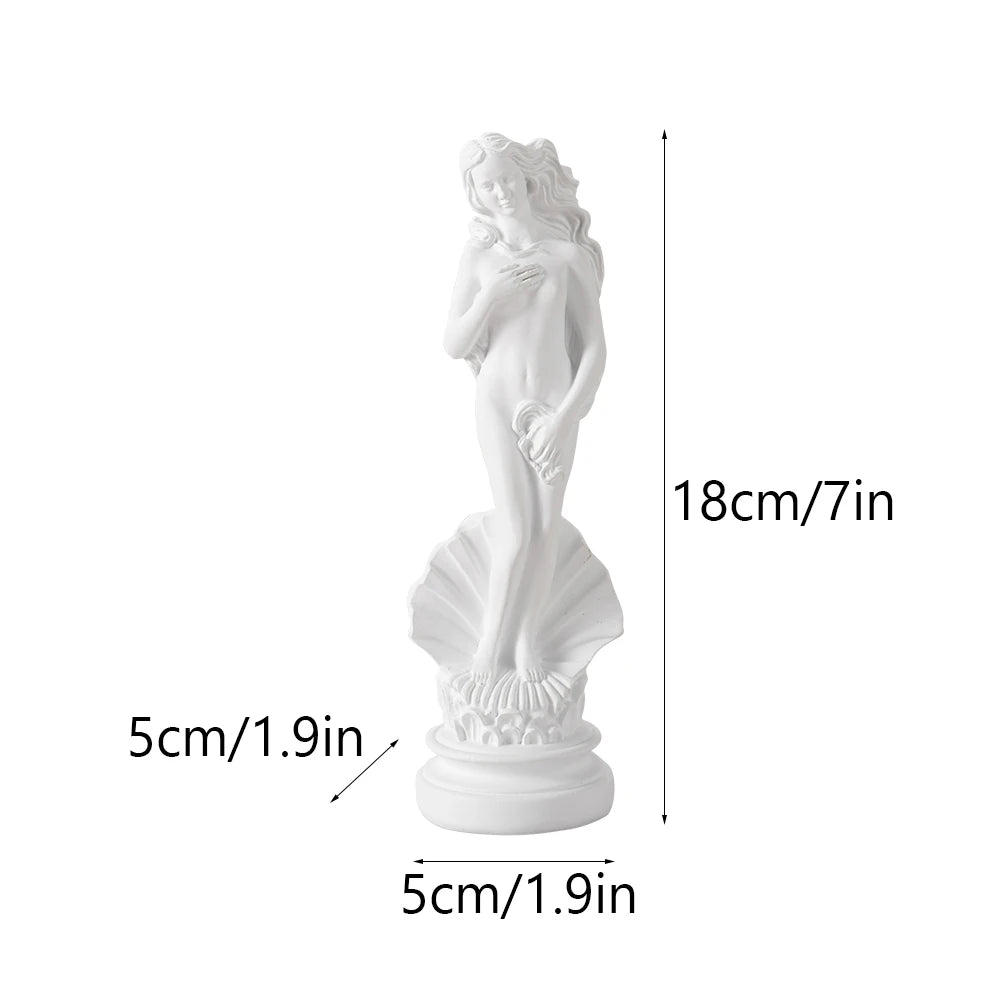 Aphrodite Standbeeld 18 cm van Hars – Grieks Mythologisch Decor voor Bureau en Plank 5