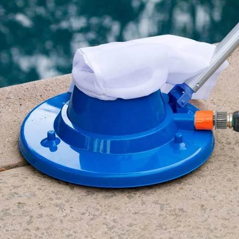 AquaPure Zwembadreiniger – Werkt op Tuinslang, Zonder Chemie of Stroom