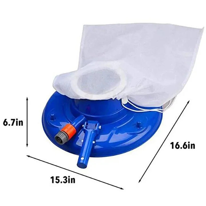 AquaPure Nettoyeur de piscine – Fonctionne avec un tuyau d&