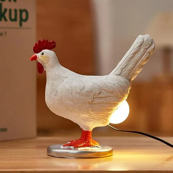 Feathra Kippen Lampada da Tavolo – Design Divertente, Illuminazione LED Calda &amp; Creatore di Atmosfera Giocoso