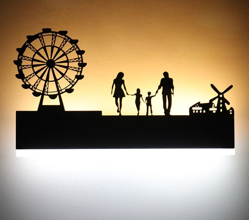 NovaVista LED Wandlamp – Decoratieve Designverlichting met Warm & Koud Lichtopties