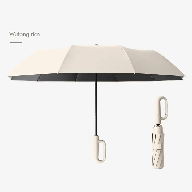 Parapluie automatique – Parapluie compact résistant au vent avec protection contre les UV