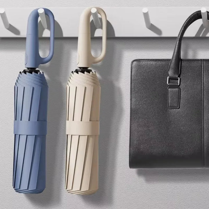 Parapluie automatique – Parapluie compact résistant au vent avec protection contre les UV