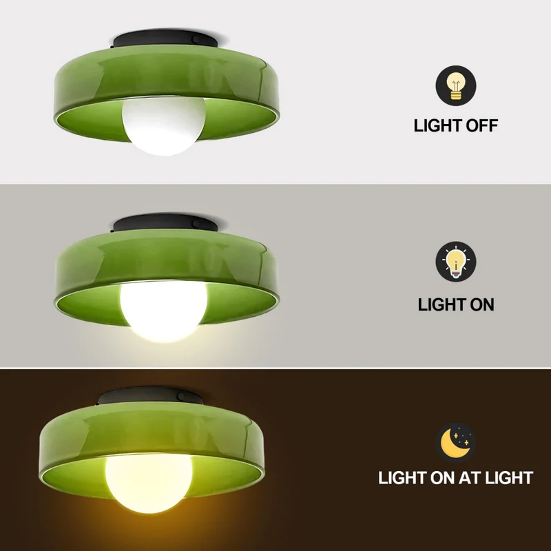 Culina Plafondlamp – Moderno design rotondo in vetro con montaggio a filo compatto e attacco G9