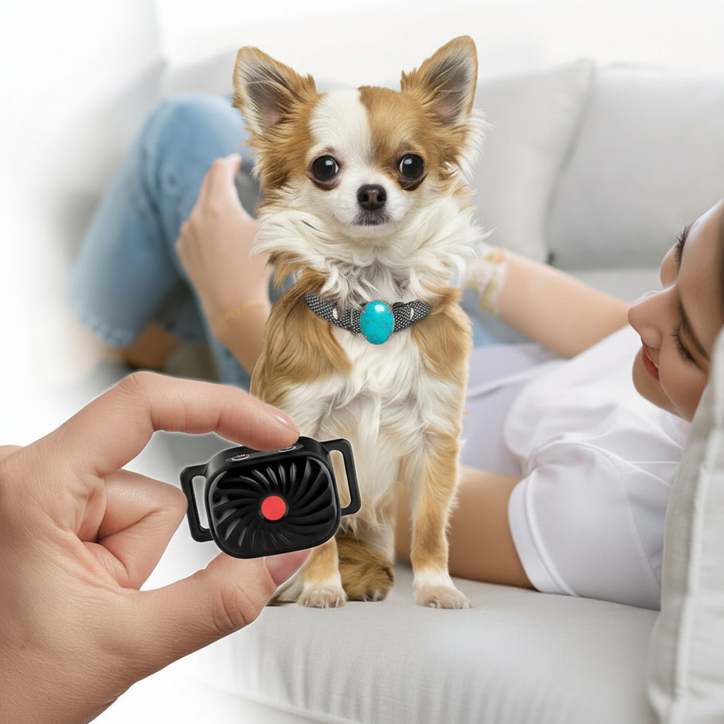 BARKCALM MINI – Zachte anti-blafhalsband met geluid en trillingen voor kleine honden 1