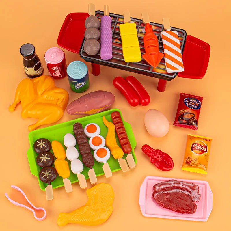 BBQ Speelgoedset Voor Kinderen - Educatief Kookgerei, Multicolor, 21 Stuks 5