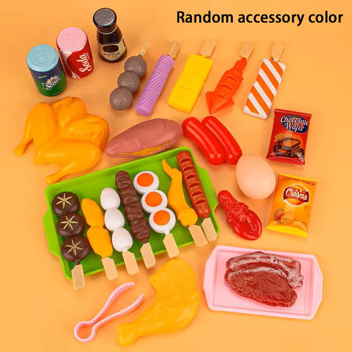 BBQ Speelgoedset Voor Kinderen - Educatief Kookgerei, Multicolor, 21 Stuks 8