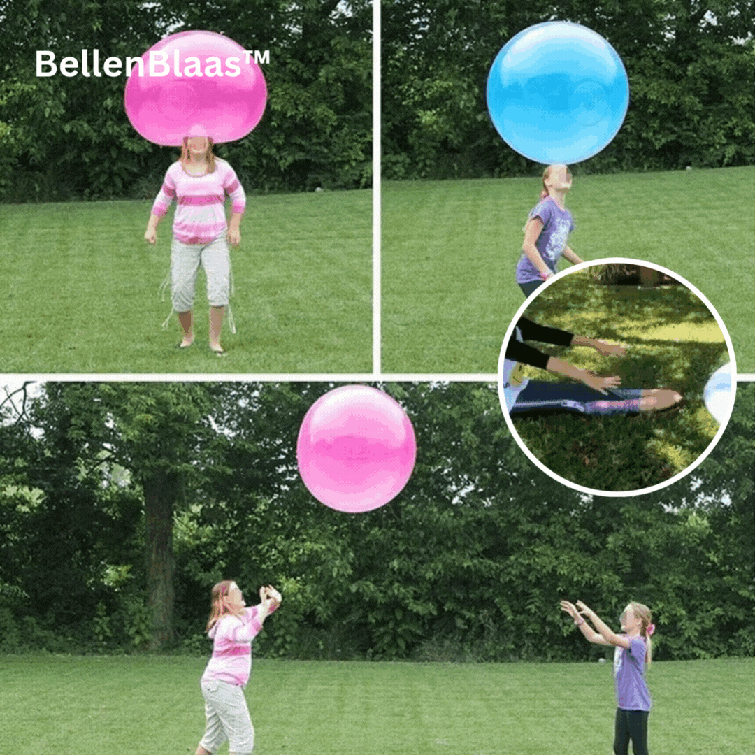 FlexiBall Ballon de jeu gonflable – Résistant à l'usure et doux pour intérieur et extérieur