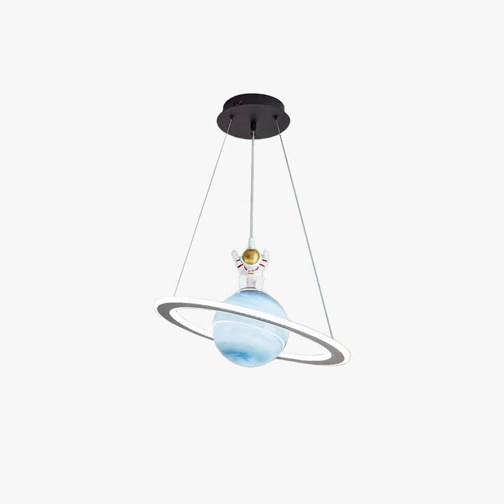 Lámpara colgante CosmoGlow – Lámpara infantil con diseño de planeta y luz LED de bajo consumo energético