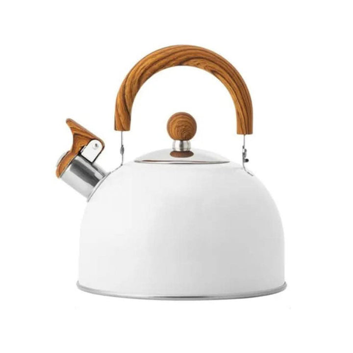 Bouilloire sifflante 3L – Bouilloire en acier inoxydable avec signal sonore fort et poignée résistante à la chaleur