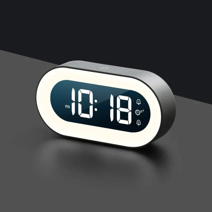 BRILTIME – Digitale wekker met dimfunctie, instelbare helderheid en nachtlampje. 3