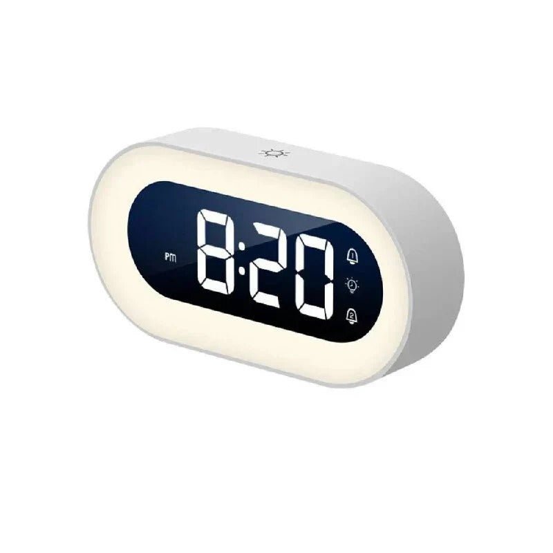 BRILTIME – Digitale wekker met dimfunctie, instelbare helderheid en nachtlampje. 5
