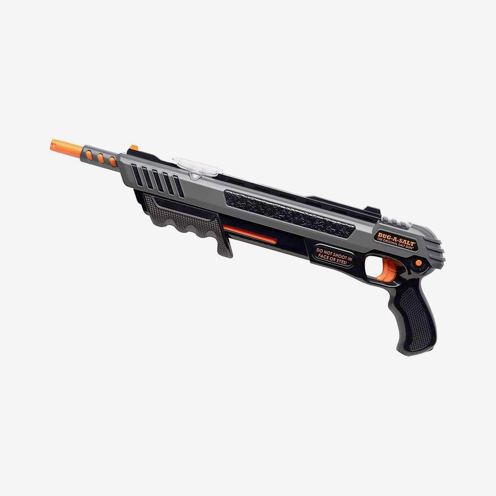 InsectaShot Cazador de Moscas 3.0 – Rifle de Sal Negro Sin Veneno ni Baterías