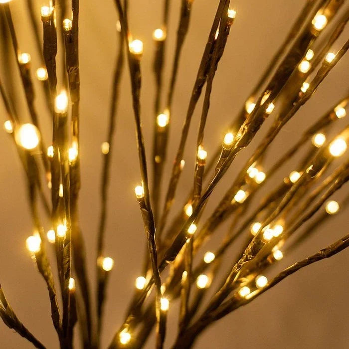 Lighted Willow Branches – Adjustable Fairy Light Stems for Vases and Tall Jars Tevako