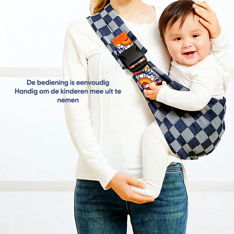 CuddleNest Fascia Porta Bebè – Fascia Comoda e Sicura per Genitori