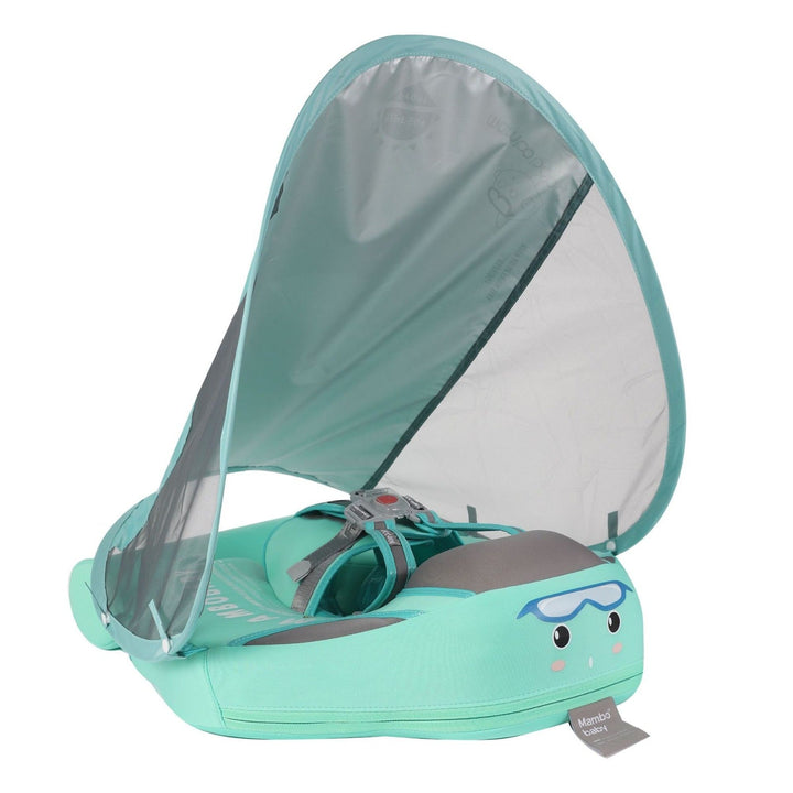 Baby Zwemtrainer met Zonnescherm – Opblaasbare Zwemring (3–24 mnd) 4