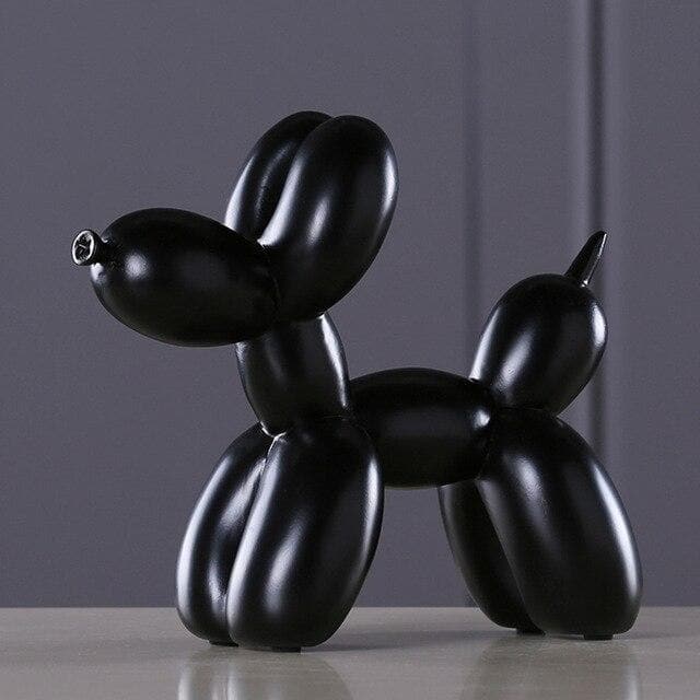 Escultura de perro globo Artivo – Resina hecha a mano en varios colores
