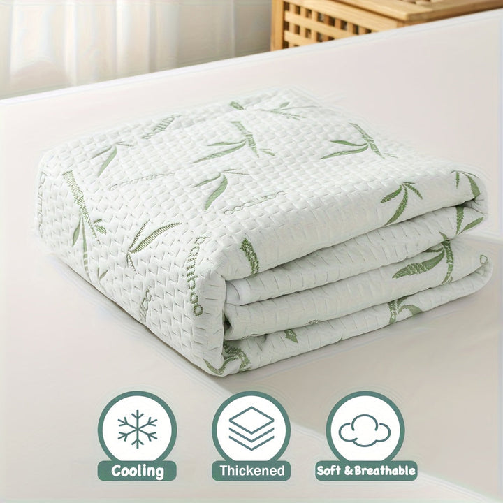 BambooCool Matrasbeschermer – Ademend en Koelend voor Verbeterd Slaapcomfort 1