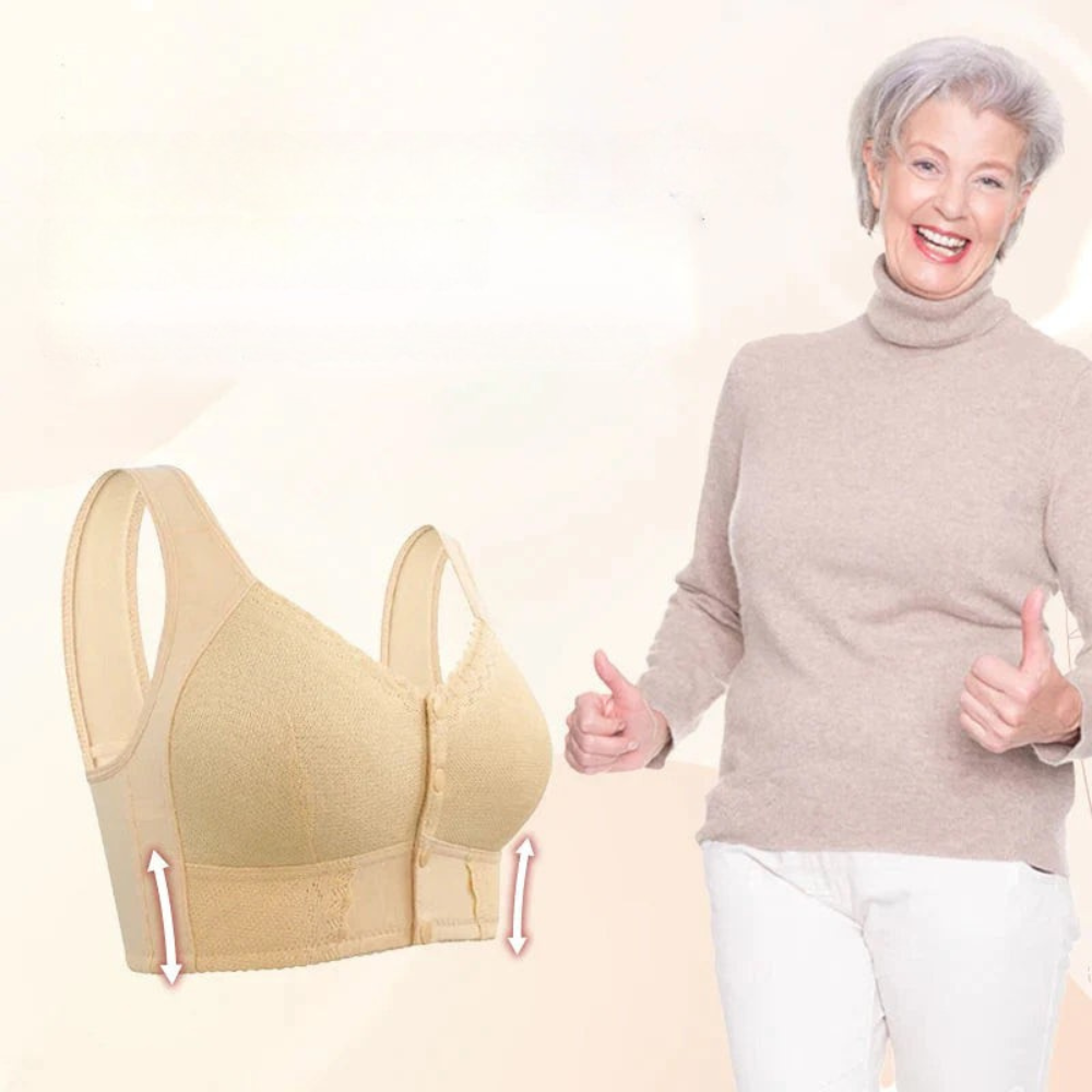 Baumwoll BH | Frontverschluss | Bequem & Stützend | Für Reife Frauen Vestragear