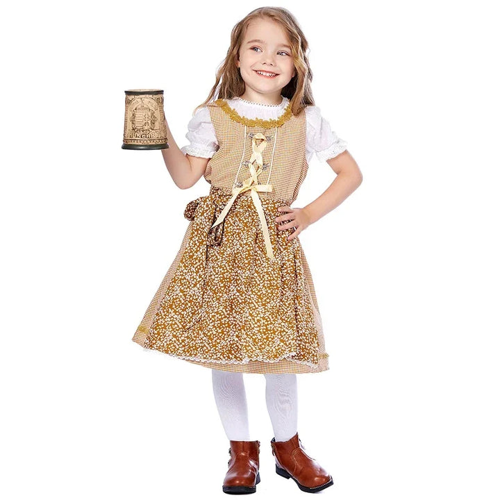 BavariaKids – Kinder Oktoberfest kostuum – Authentieke klederdrachtlook