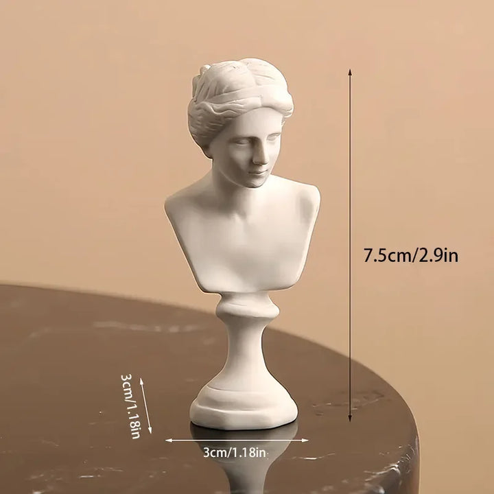 Beeldje van Griekse en Romeinse zonnegod in hars, 5,5-7 cm, decoratief kunstobject 9