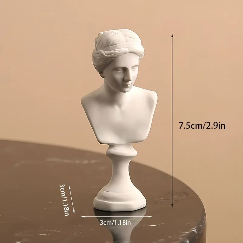 Beeldje van Griekse en Romeinse zonnegod in hars, 5,5-7 cm, decoratief kunstobject 9