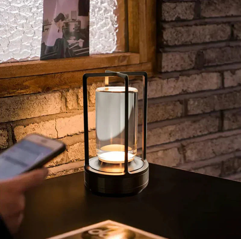 Lumora – Lanterne LED sans fil lumière chaude – pour usage intérieur et extérieur !