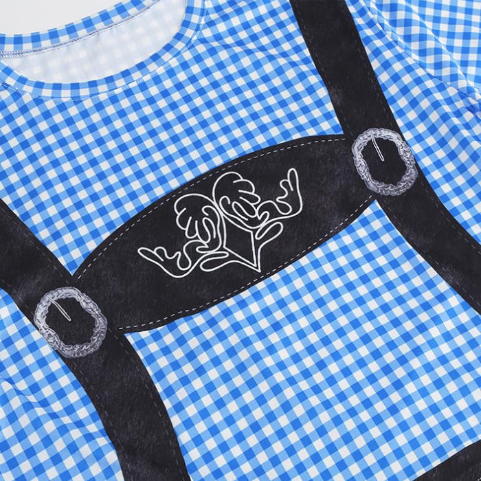 Bavaro – Samarreta amb estampat de Lederhosen – El teu outfit per a festa de la cervesa i Oktoberfest