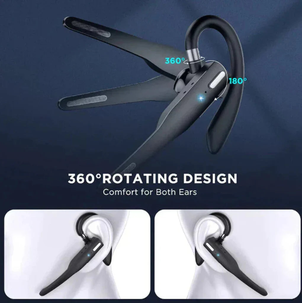 Bluetooth 5.1 Noise Cancelling Headset met dubbele microfoon voor mannen 2