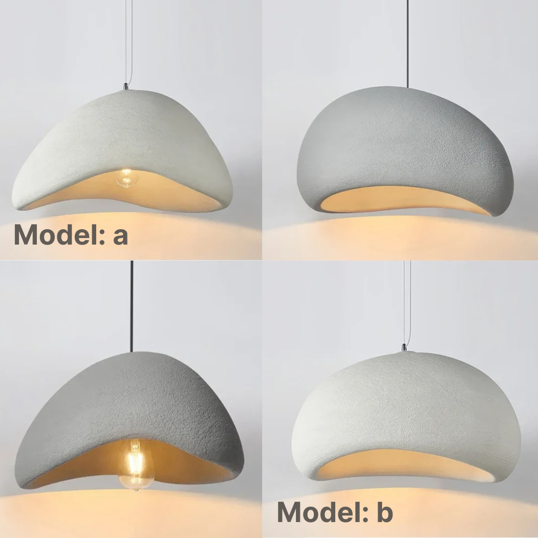 Lumora – Lámpara colgante vidrio y metal regulable – salón/comedor
