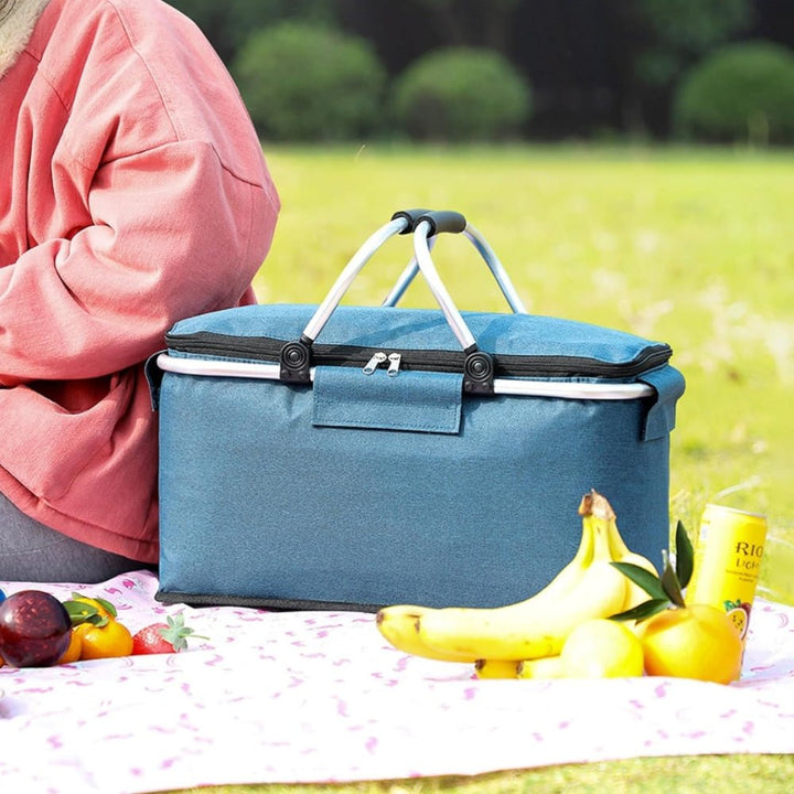CARRYVA – Opvouwbare picknickmand met ruime inhoud van 18 liter en een praktische opvouwfunctie 3