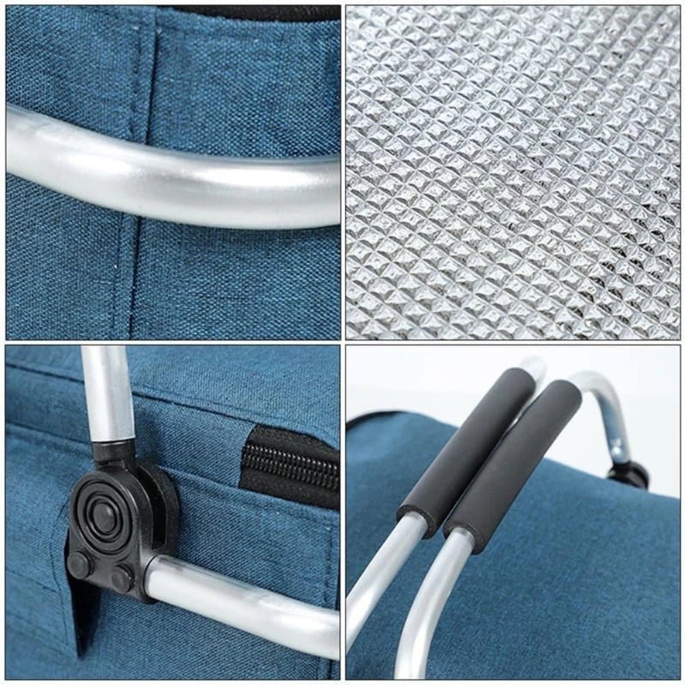 CARRYVA – Opvouwbare picknickmand met ruime inhoud van 18 liter en een praktische opvouwfunctie 5