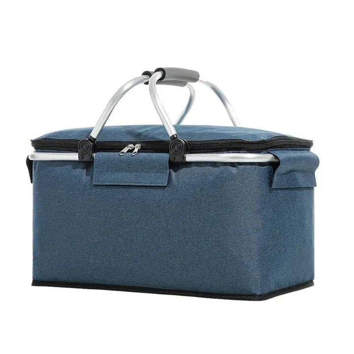 CARRYVA – Opvouwbare picknickmand met ruime inhoud van 18 liter en een praktische opvouwfunctie 6